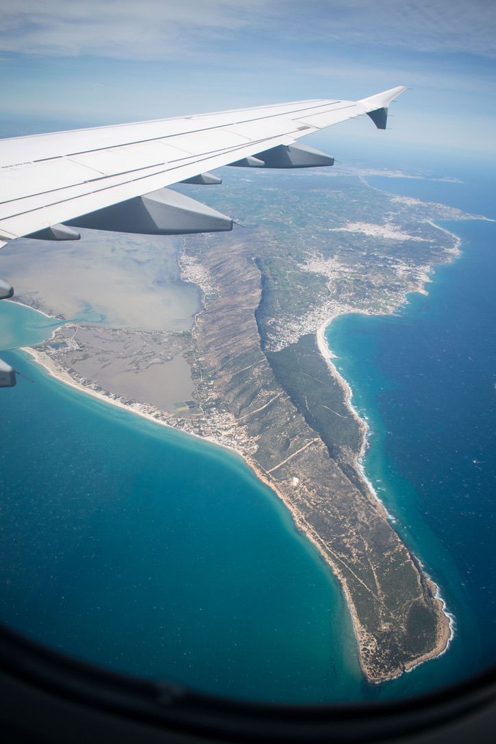 First look at Tunisia traveling sounth-bound from Italy.